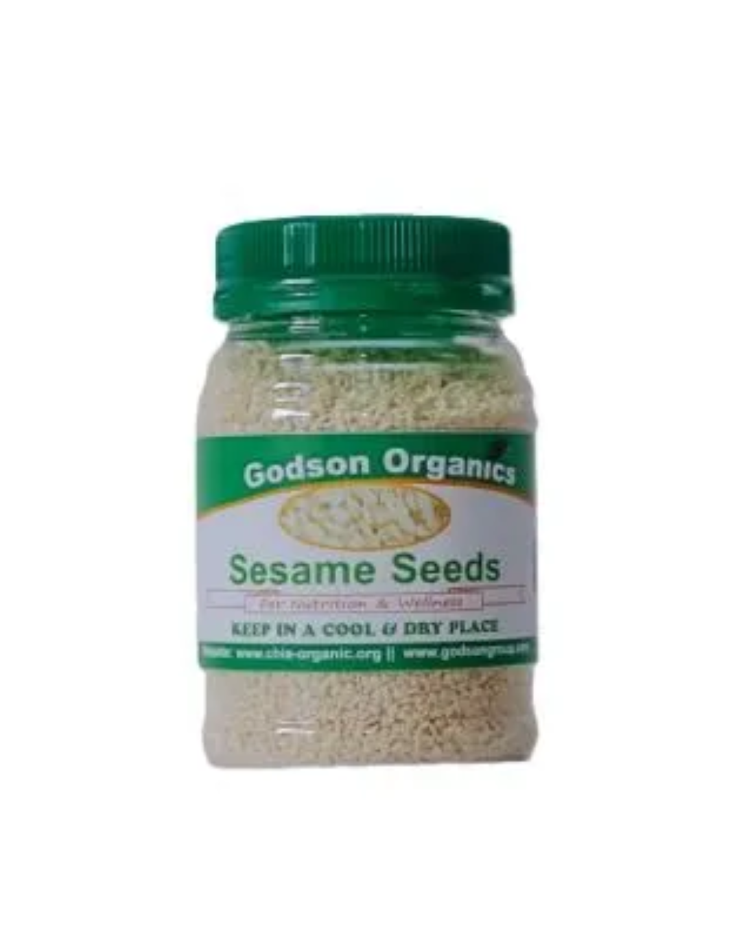 GODSON ORGANIC WHITE SESAME SEEDS 250G